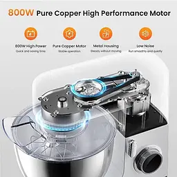 Міксер планетарний - тістоміс KICHOT SM-1570N Metal 8.5 л - мініатюра 7