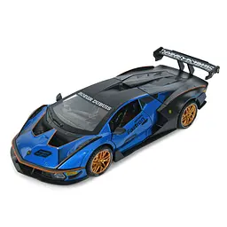 Дитяча інерційна машинка AP-2036 (Blue) двері відчиняються, світло та звук, 1:24, 23 см АвтоСвіт