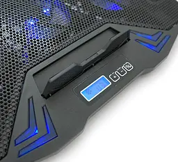 Охлаждающая подставка для ноутбука до 17 дюймов Ice Coorel K-8 Led Blue 6xfans - мініатюра 4