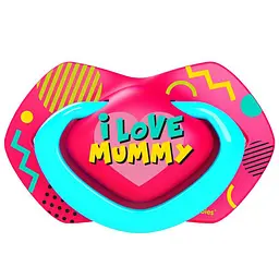Силіконова симетрична пустушка Canpol babies Neon Love 6-18 міс. 2 шт. рожевий (22/653_pin) - мініатюра 3