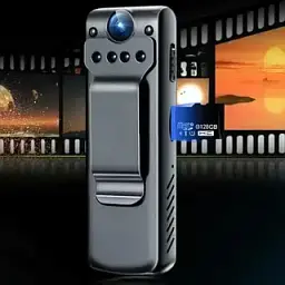 Портативна нагрудна міні-кишенькова камера з кліпсою для одягу 1080P HD нічне бачення NO109-110 - мініатюра 3