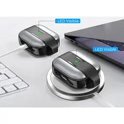 Чохол AhaStyle Rugged Aluminium Case для AirPods Pro 2 Silver [133858] - мініатюра 5