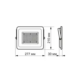 Прожектор Videx LED F2e 100W 5000K (VL-F2e-1005W) - мініатюра 3