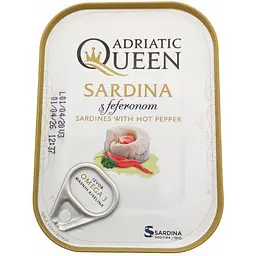 Сардини Adriatic Queen з перцем чілі в олії 105 г