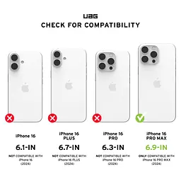 Чохол до мобільного телефона UAG iPhone 16 Pro Max Civilian Magsafe Mallard (114445115555) - мініатюра 7