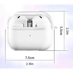 Чохол для навушників BeCover Soft TPU для Samsung Galaxy Buds 3 Transparent (711996) - мініатюра 3