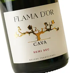 Вино ігристе Flama d'Or Cava Semi Sec біле 11.5% 0.75 л - мініатюра 5