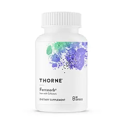 Вітаміни та мінерали Thorne Ferrasorb, 60 капсул
