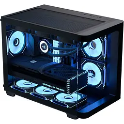 Корпус AeroCool P300C-G-BK-v1 Black (ACCS-PN02033.11) [146688] - мініатюра 2