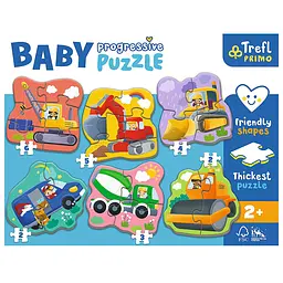 Пазли Trefl Baby Progressive 6 в 1 Спеціальна техніка - мініатюра 2