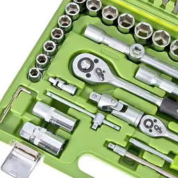 Універсальний набір інструменту Alloid 1/4" & 1/2" 94 шт 6 гран (НГ-4094П-6) - мініатюра 9