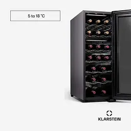 Винний холодильник Klarstein Shiraz 18 Duo (10045297) - мініатюра 3