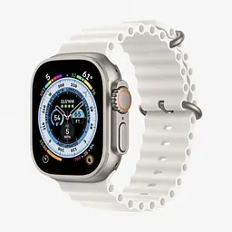 Смарт-годинник Smart Watch HK10 Ultra 3 49 мм з AMOLED Full HD екраном і з 2 додатковими ремінцями в комплекті Білий - мініатюра 4