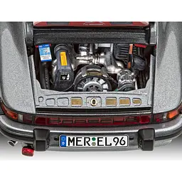 Збірна модель Revell Автомобіль Porsche 911 Carrera 3.2 Coupe рівень 3, масштаб 1:24, 109 деталей (RVL-67688) - мініатюра 10