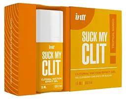 Смоктайзер (гель с эффектом посасывания) для клитора Intt Suck My Clit Tropical Mango, 15 мл - миниатюра 8