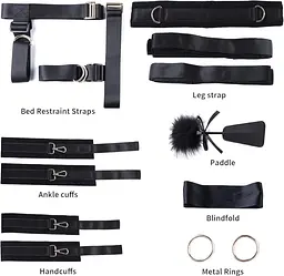 БДСМ-набір LOCKINK YEAHWOW Bed Restraint set SX2844 104347 - мініатюра 6