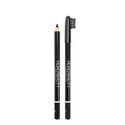 Олівець для брів водостійкий Huda Beauty зі щіткою, 01 Чорний