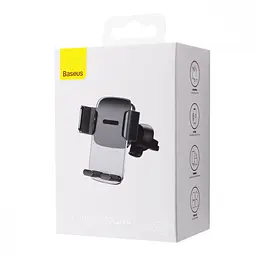 Тримач в машину Baseus Easy Control Clamp Air Outlet Version чорний (33522 black) - мініатюра 2