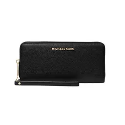 Жіночий шкіряний гаманець MICHAEL KORS (великий, чорний)