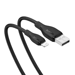 Кабель Baseus Pudding Series Fast Charging Cable USB to Lightning 2.4A 1.2m P10355700111-00 Black - мініатюра 4