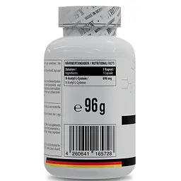 N-ацетил L-цистеїн MST Nutrition NAC, 120 капсул для захісту печінки та виведення токсинів - мініатюра 2