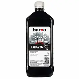Чорнило Barva EPSON M1100/M3170 (110) BLACK 1л Pigm. (E110-726)