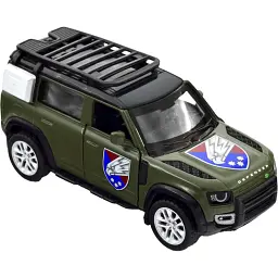 Машинка TechnoDrive серії Шеврони Героїв LAND ROVER DEFENDER 110 "25 ОВДБр" - мініатюра 7