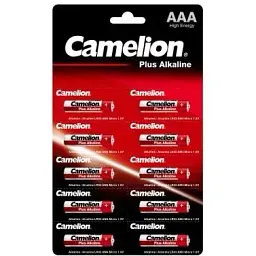 Батарейка Camelion AAA LR03 Plus Alkaline х 10 (LR03-BP1x10P)