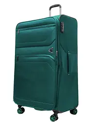 Валіза велика XL тканинна з розширенням Snowball 21504 90×54×31см 130+12л Морська хвиля - мініатюра 12