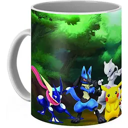 Кухоль GeekLand Покемон Го Pokemon Go Пуфф та його друзі PG.01.19 330 мл білий - мініатюра 2