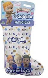 Ігровий набір сюрприз Giochi Preziosi Cicciobello Amicicci лялька з аксесуарами у святковому різдвяному носку (SKU-310)