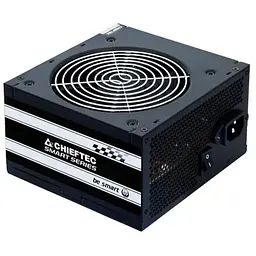 Блок живлення 650 Вт, Chieftec SMART, Black, Active PFC, 120 мм, 2xMolex / 6xSATA / 2x6+2-pin / 1x4+4-pin / 1x20+4-pin, захист AFC/OPP/OTP/OVP/SCP/SIP/UVP (GPS-650A8)
