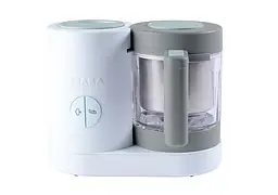 Пароварка-блендер Beaba Babycook Neo Night, білий з сірим (912773) - мініатюра 5
