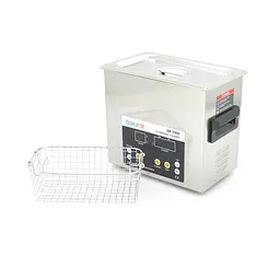 Ультразвукова ванна BAKKU BK-2000 з функцією дегазації рідини (3.2L, 120W, 40 kHz, підігрів до 80 гр. C, таймер до 99 хв.) (330*240*307) 3,9 кг - мініатюра 2