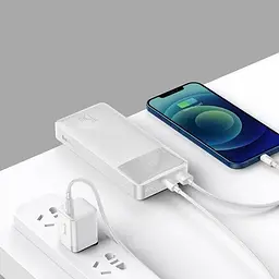 Портативна батарея Baseus Bipow Digital Display 20000 mAh 15W PPDML-J02 White - мініатюра 6