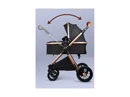 Коляска універсальна 3 в 1 Kidilo H2D Khaki Beige - мініатюра 8
