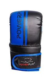 Рукавиці боксерські Power Play 3025, Black/Blue - S - мініатюра 2