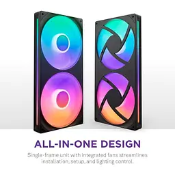 Вентилятор NZXT F280 RGB Core Black (RF-U28HF-B1) - мініатюра 6