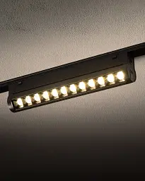 Магнітний трековий світильник Nowodvorski 11311 UT-LVM Focus Swing LED 1x12W 1000Lm IP20 чорний - мініатюра 2