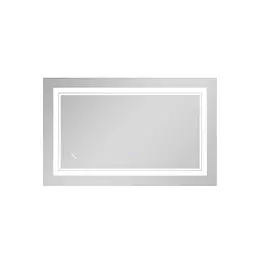 Дзеркало Qtap Cardinal 500x700 з LED-підсвічуванням Touch, з антизапотіванням, з димером температури кольору (3000-6500K) Reverse QT0478C5070 - мініатюра 4