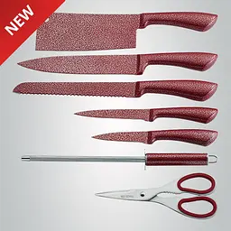 Набір ножів Royalty Line RL KSS 8 Red - мініатюра 2