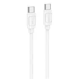 Дата кабель Hoco X115 Surpass Type-C to Type-C 60W (1m) White