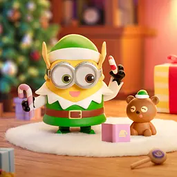 Іграшка-сюрприз з колекційною фігуркою Pop Mart Minions серія Bedtime Stories by Bob and Tim) (MBBT-01) - мініатюра 5