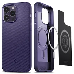 Чохол-накладка Spigen Mag Armor MagFit для Apple Iphone 14 Pro Max Deep Purple (ACS05584) - мініатюра 10