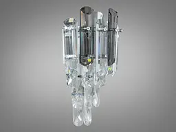 Бра настінне класичне Diasha 2022/2W CH 2 E14, 40W, хром, кришталь, елегантний стиль для дому - мініатюра 2