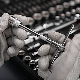 Набір інструментів 1/2" + 1/4", Cr-V, 110 од., головки: 4-32 мм, біти 35 од, Storm Intertool ET-8110 - мініатюра 7