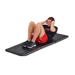 Мат гімнастичний твердий York Fitness 5см чорний - мініатюра 3