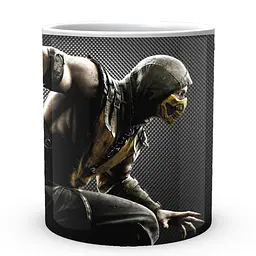 Кухоль GeekLand Mortal Kombat Мортал Комбат Скорпіон Стійка MK.02.376.785 330 мл білий - мініатюра 2