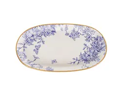 Набір блюд Alba ceramics Butterfly 3 шт. білий з синім (769-005) - мініатюра 4