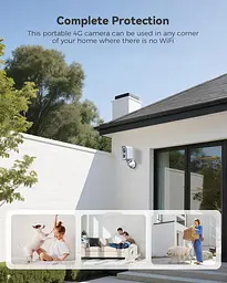 4G портативна магнітна камера COCOCAM без Wi-Fi, 2K, 300° панорама, IP66, батарея 10000 мАг - мініатюра 3